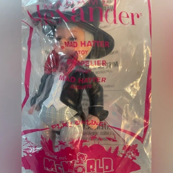 2010 Madame Alexander Doll Mad Hatter 
Happy Meal McDonalds. New Sealed - Picture 2 of 5